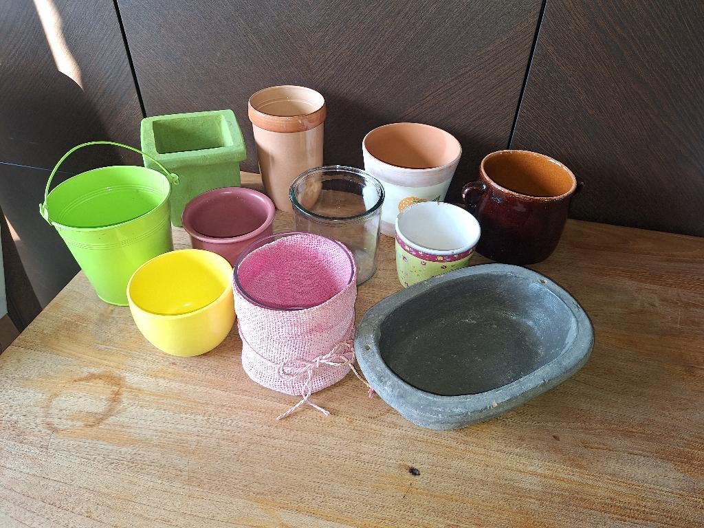 Caches pots et Bonsaïs, Enlèvement, Utilisé, Autres matériaux