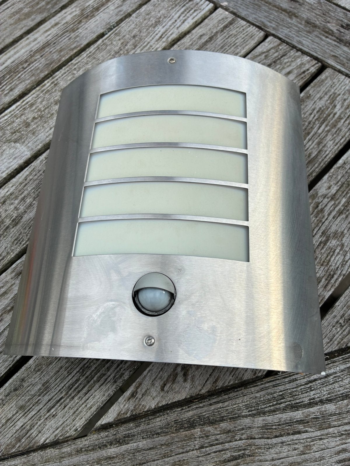 Buitenlamp met bewegingssensor, Tuin en Terras, Ophalen, Bewegingssensor, Gebruikt, Wandlamp