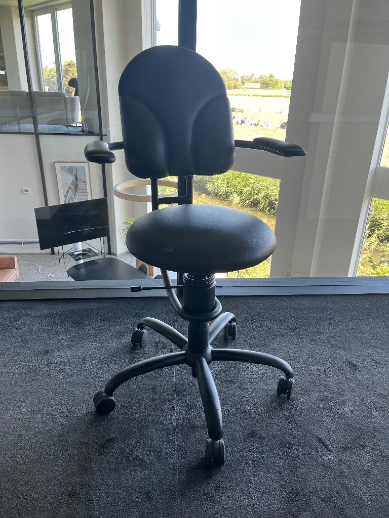 Ergonomische stoel spinalis, Zwart, Ophalen of Verzenden, Zo goed als nieuw, Bureaustoel