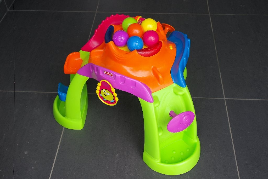 Fisher Price vulkaanballenspel met licht en geluid, Kinderen en Baby's, Speelgoed | Fisher-Price, Ophalen, Zo goed als nieuw, Met licht