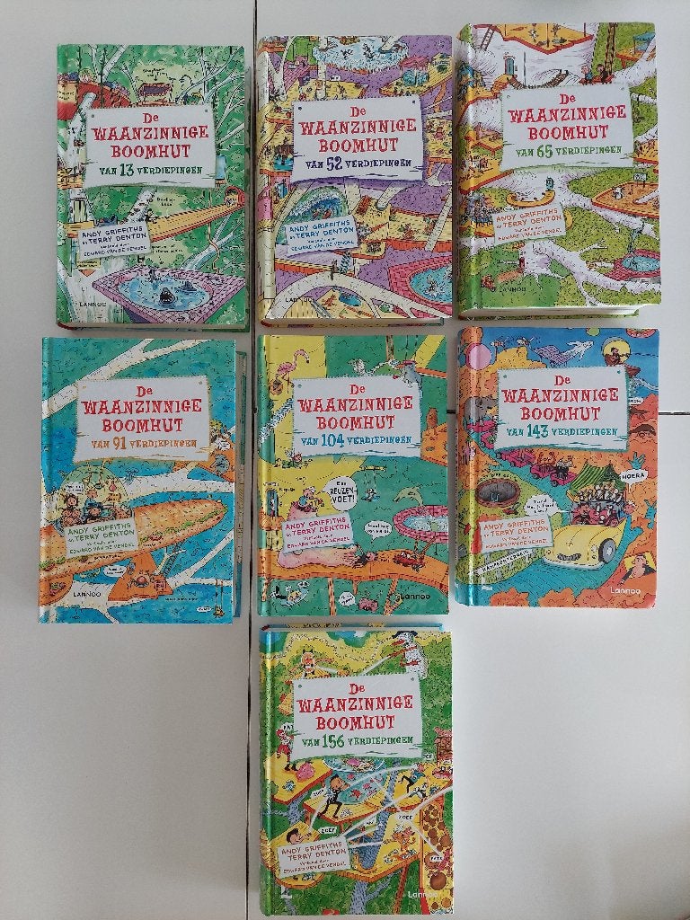 Lot van 7 boeken " De waanzinnige boomhut ", Boeken, Kinderboeken | Jeugd | 10 tot 12 jaar, Ophalen of Verzenden, Zo goed als nieuw