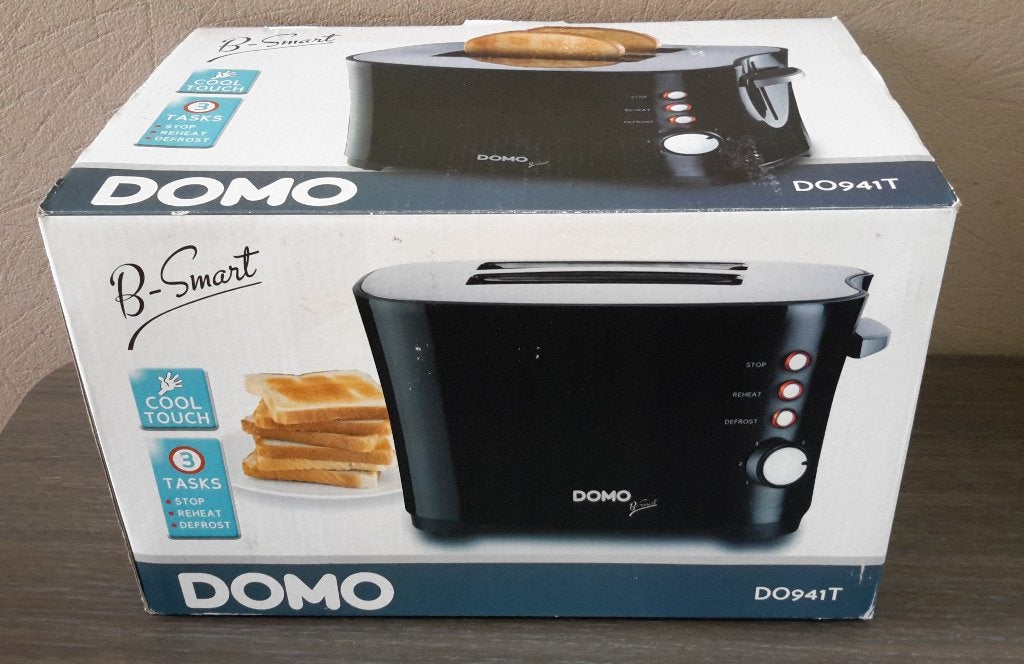 Broodrooster DOMO DO941T ( NIEUW ), Elektronische apparatuur, Broodroosters, Ophalen of Verzenden, Nieuw, Uitneembare kruimellade