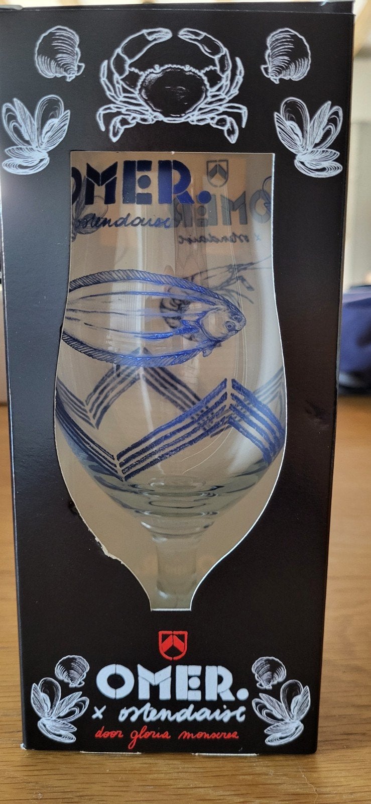 Omer glas 33cl Ostendaise 2026 in doos, Ophalen of Verzenden
