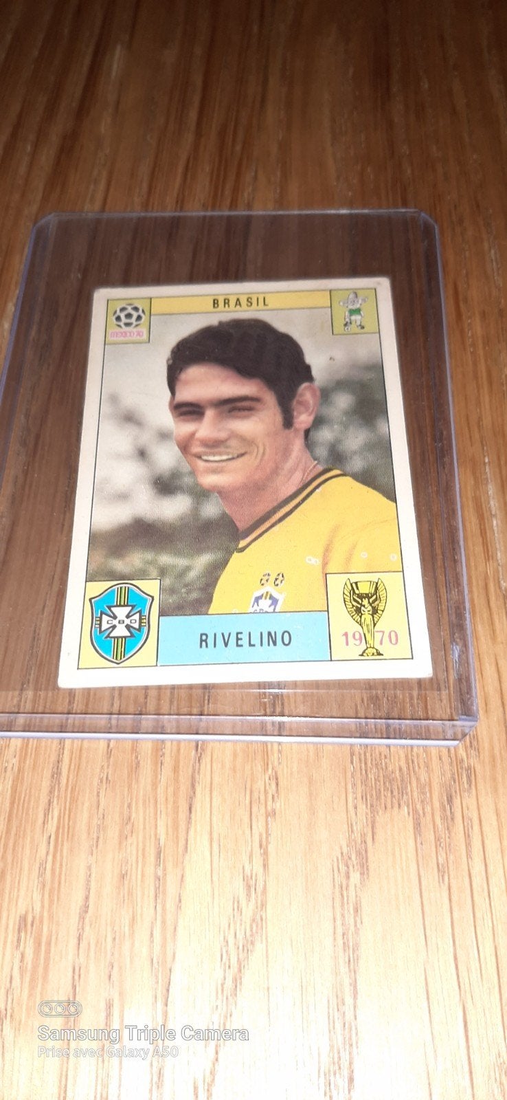 PANINI MEXICO 70 BRASIL RIVELINO RARE !, Enlèvement ou Envoi