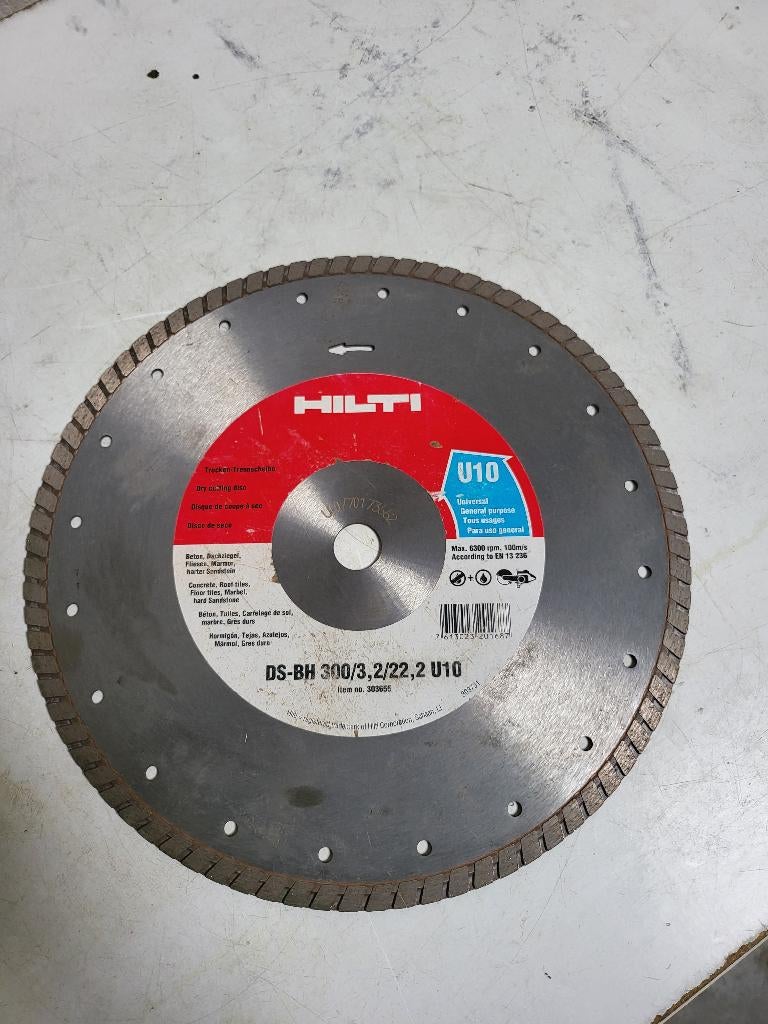 hilti diamantschijf ds-bh 300 / 3,2 / 22,2 u10 (Nieuw), Enlèvement ou Envoi, Neuf, 1000 watts ou plus, Meuleuse d'angle