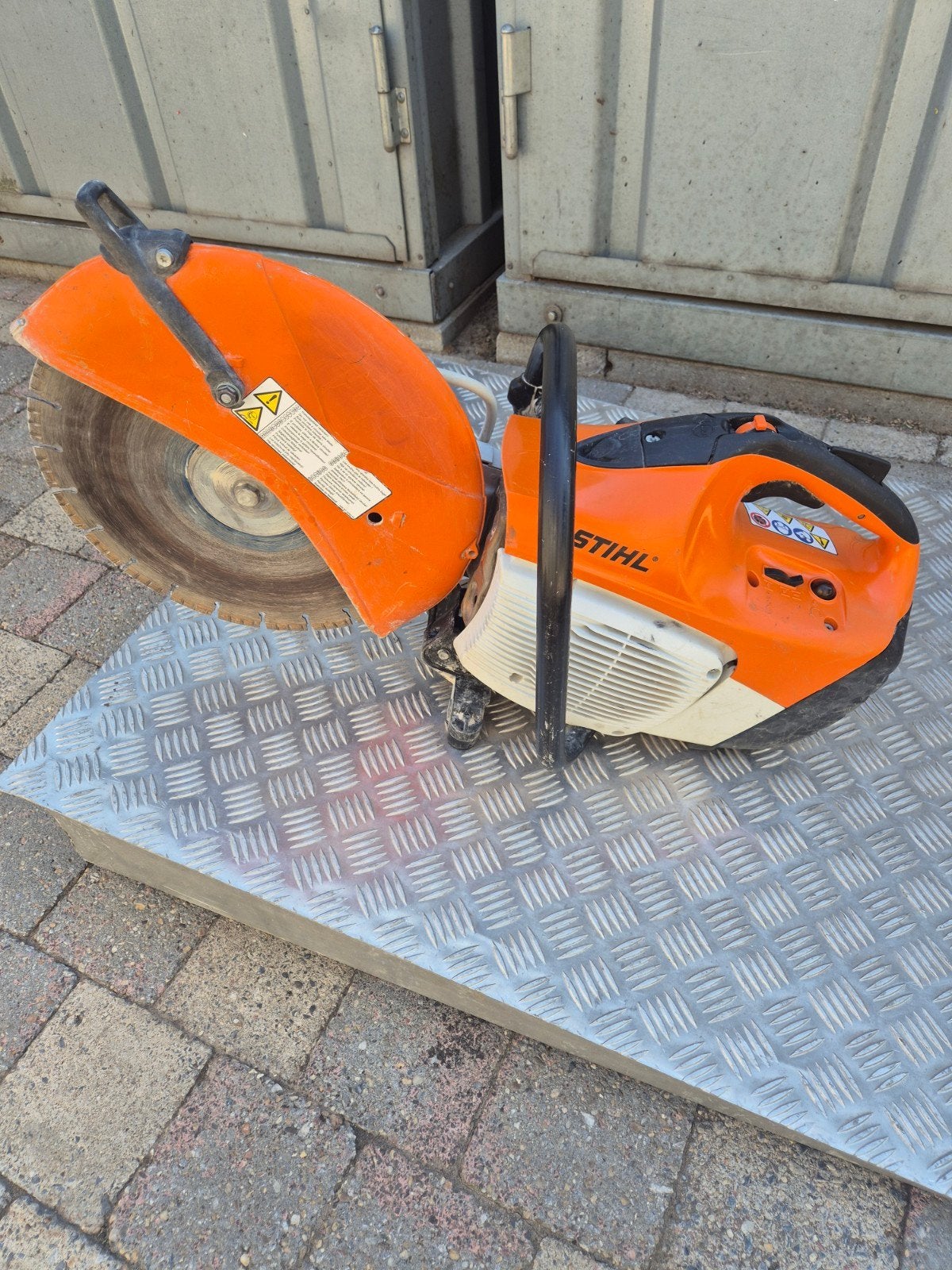 Couteau Stihl TS 420 - lame de 350 mm, Bricolage & Construction, Outillage | Outillage à main, Enlèvement, Comme neuf, Scie, Autres marques