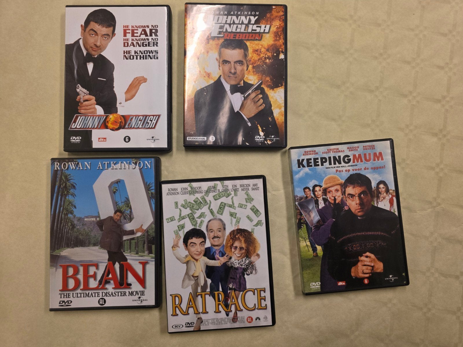 Mr  Bean collectie dvd, Ophalen