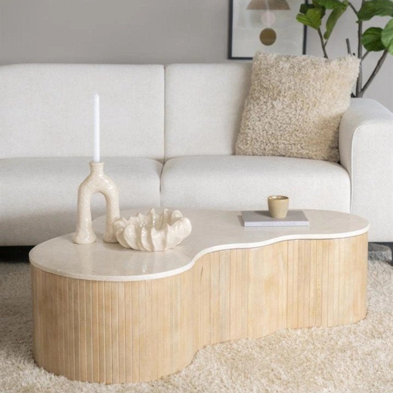 Grande table basse Eleonora Kira Prix de détail €649, -, Neuf, 100 à 150 cm, Enlèvement ou Envoi, 50 à 100 cm