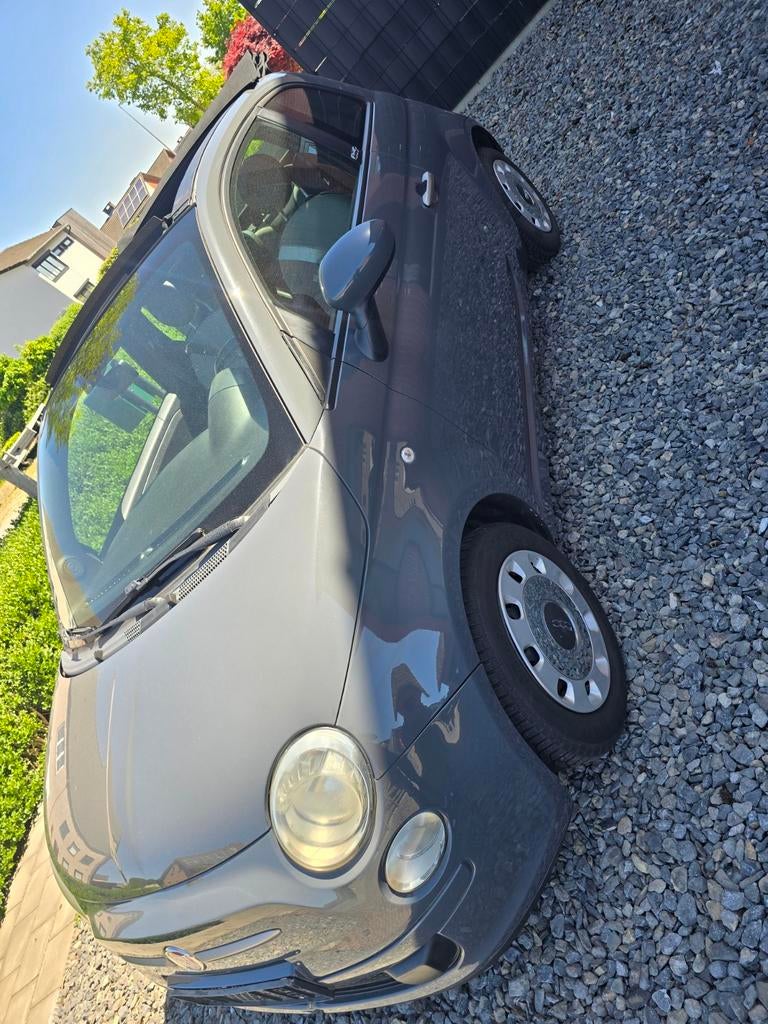 Fiat 500c cabrio Kvv + carpass klaar, Auto's, Fiat, Particulier, 500C, Benzine, Euro 5, Automaat, Zwart, Zwart, Ophalen of Verzenden