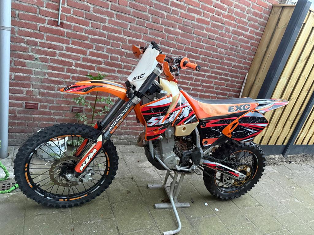 Ktm exc 525 enduro zonder kenteken weg=pech ‼️, Motos, Particulier, Enduro, 520 cm³, Manuelle