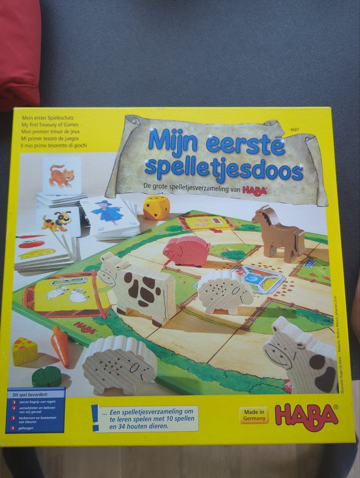 mijn eerste spelletjesdoos, Hobby en Vrije tijd, Vijf spelers of meer, Ophalen, Nieuw, Haba