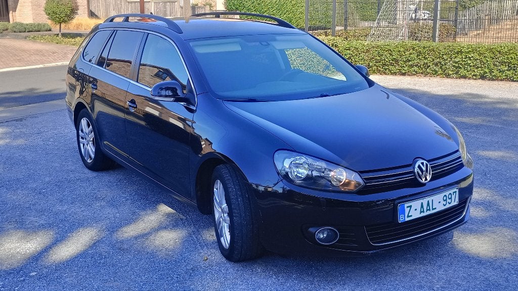 Vw Golf Variant 1.6Tdi Blue Motion., Euro 5, Entreprise, Boîte manuelle, Noir