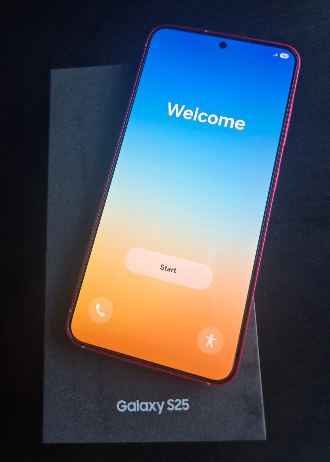 Samsung Galaxy S25 256 Go, Télécoms, Rouge, Autres modèles, Comme neuf, Sans abonnement