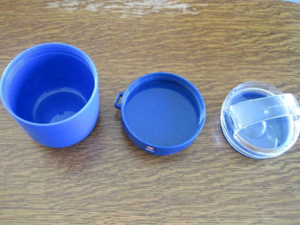 potje om yoghurt en granola mee te nemen (apart), Ophalen of Verzenden, Zo goed als nieuw, Overige materialen, Pot, Bus of Blik