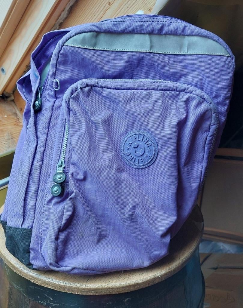 Kipling paarse rugzak, Ophalen, Gebruikt, Rugtas