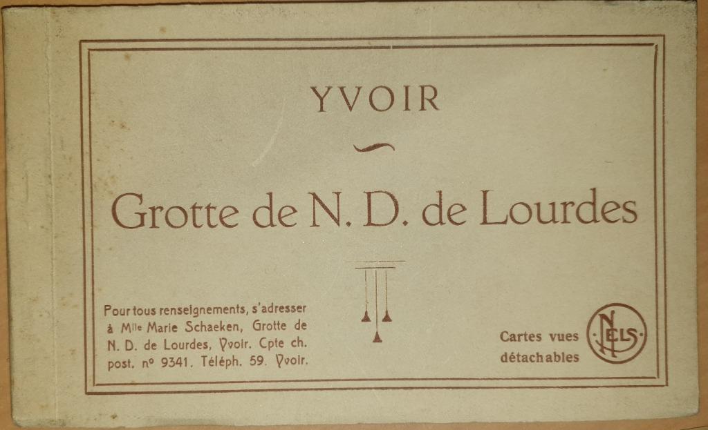 Yvoir - Grotte de N.D. de Lourdes, Collections, Cartes postales | Belgique, Enlèvement ou Envoi, 1940 à 1960, Non affranchie, Namur