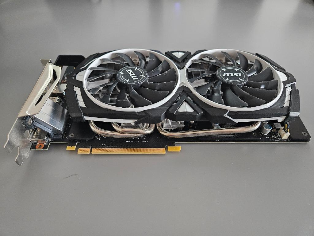 MSI NVIDIA GeForce GTX 1070 ARMOR 8G OC, Computers en Software, Ophalen, PCI-Express 3, Gebruikt, HDMI