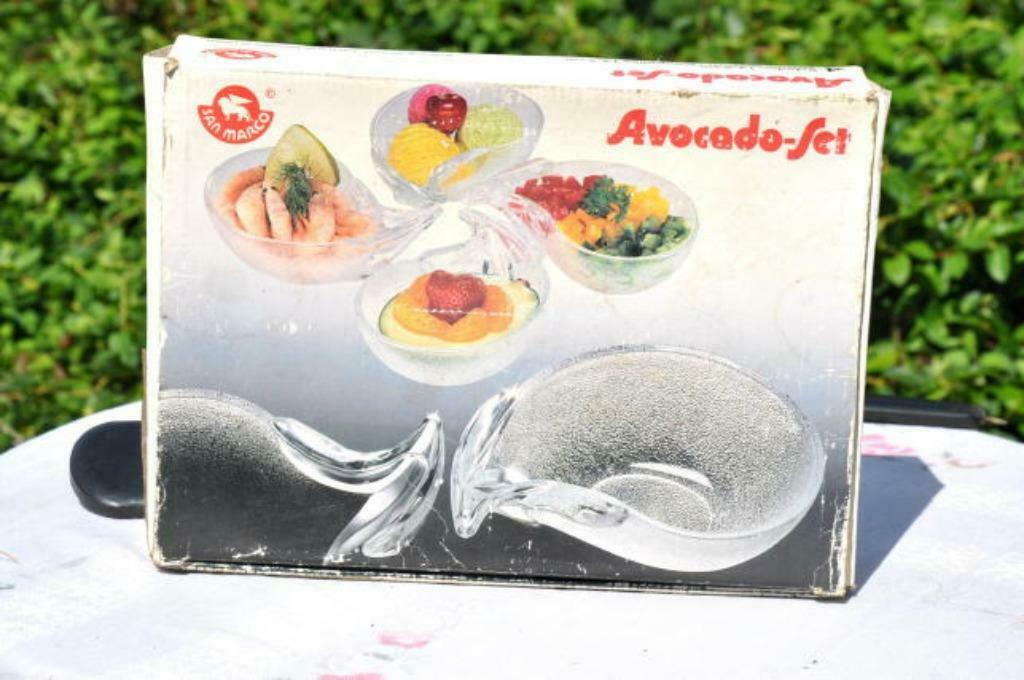 § 4 raviers a hors d'oeuvre, Enlèvement ou Envoi, Comme neuf, Verre, Récipient(s)