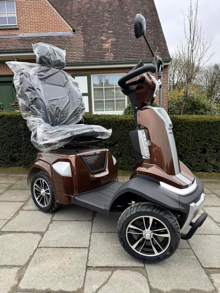 Nieuw Scootmobiel Falcon 20km/u met uitneembare lithium accu, Ophalen of Verzenden, Inklapbaar, Nieuw, Elektrische rolstoel