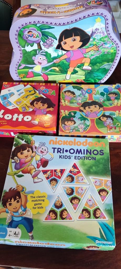 Dora Speelset – Puzzelen, ontdekken en leren met Dora, Kinderen en Baby's, Speelgoed | Educatief en Creatief, Gebruikt, Puzzelen