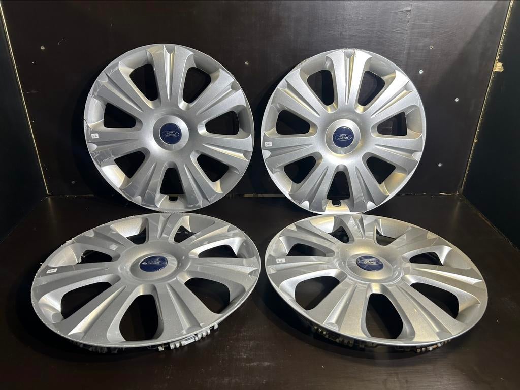 4 wieldoppen Ford FOCUS mondeo galaxy fiesta 16", Auto diversen, Wieldoppen, Gebruikt, Ophalen of Verzenden