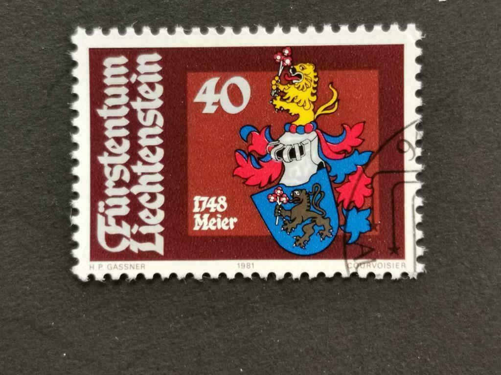 Liechtenstein 1981, Envoi, Affranchi