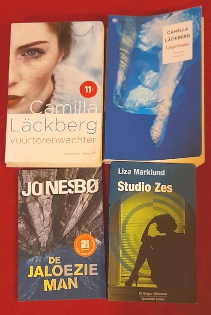 5 Scandinavische krimi boeken; marklund, läckberg & nesbø, Boeken, Ophalen of Verzenden, Zo goed als nieuw, Scandinavië