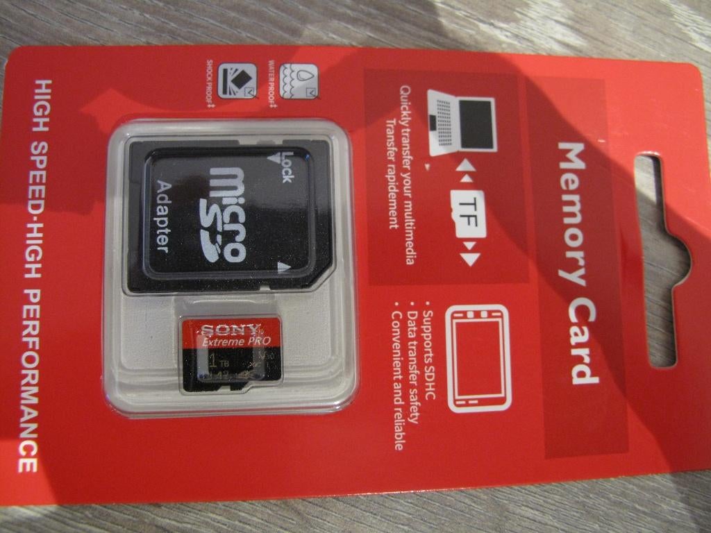 micro sd 1 To, Neuf, SD, Enlèvement ou Envoi, 1 TB ou plus