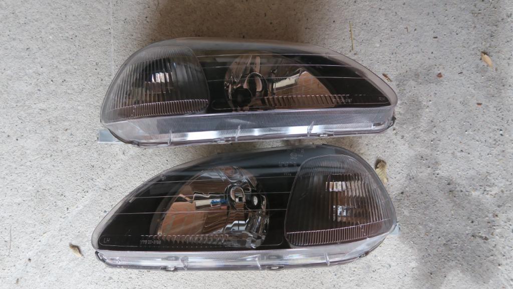 Koplampen black housing - Honda Civic EJ9 PRE-facelift, Enlèvement, Utilisé, Honda