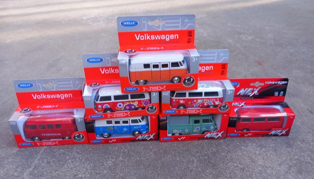 Schaalmodel VW Transporter T1 T2 schaal 1:43 MIB  🚐🚑🚒🛻, Ophalen of Verzenden, Nieuw