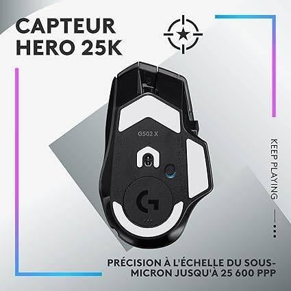 Logitech G 502 X PLUS | Souris de jeu | LIVRAISON GRATUITE, Neuf, Souris, -, Logitech