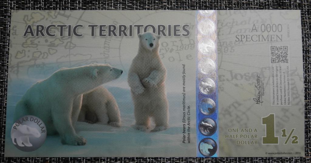 Billet Arctic Territories 2014 UNC Polymère, Timbres & Monnaies, Billets de banque | Océanie, Envoi, Billets en vrac