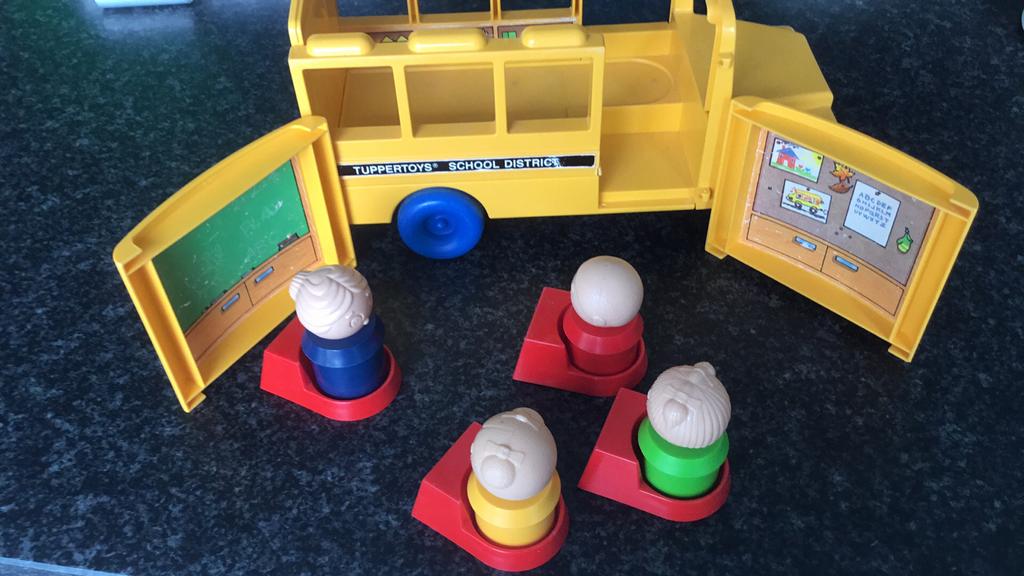 Tupperware schoolbus, Ophalen of Verzenden, Gebruikt