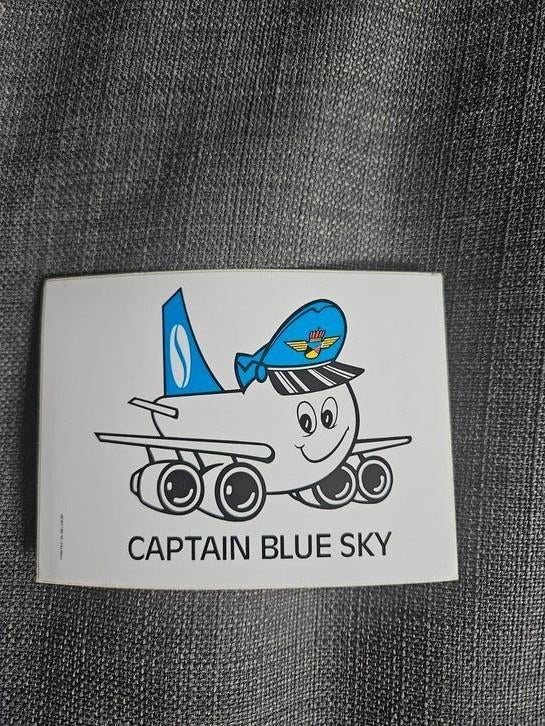 sticker captain bluesky, Enlèvement ou Envoi, Neuf
