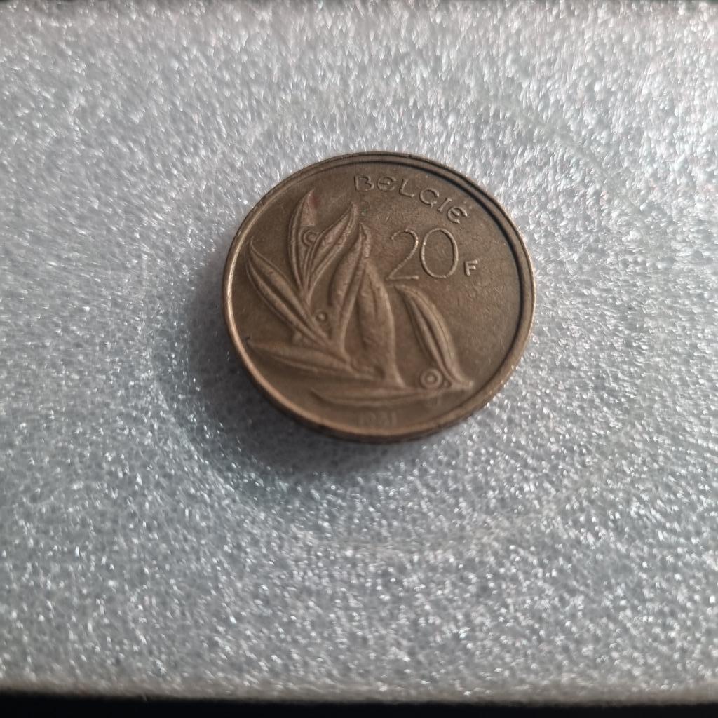 Pièces de monnaie 20 francs Belgique, Enlèvement ou Envoi, Autre, Monnaie en vrac