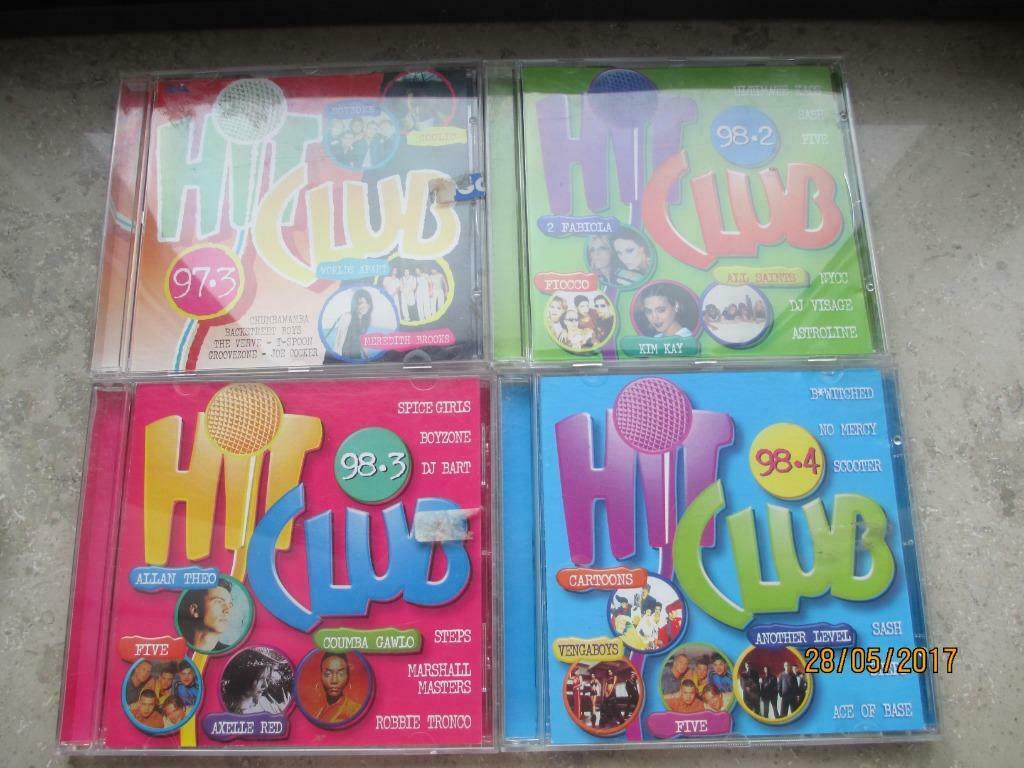 4 cd's hit club 1997-1998, Cd's en Dvd's, Ophalen of Verzenden
