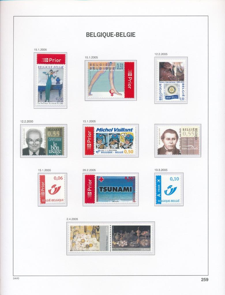 L'année 2005, moins chère que le prix postal, sur DAVO Luxe, Enlèvement ou Envoi, Non oblitéré, Neuf