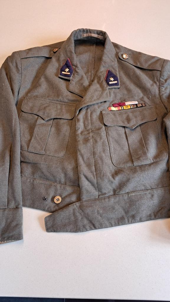 BELGIQUE - ABL - MAJOR DU GENIE - VETERAN 40-45, Ophalen of Verzenden, Landmacht, Kleding of Schoenen