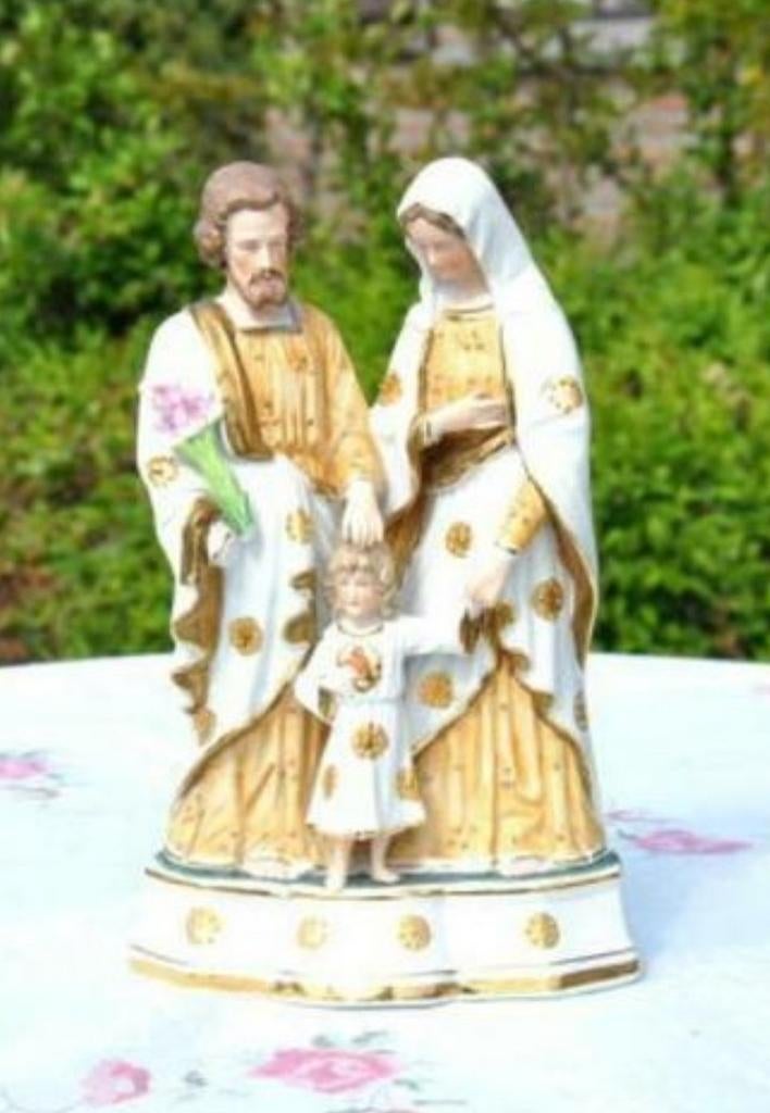 § sainte famille en porcelaine accidentée, Enlèvement ou Envoi