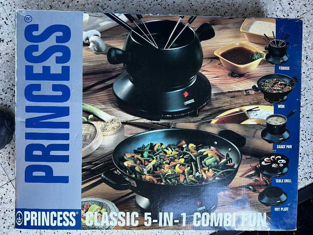 Princess 5in1 CombiFun, Electroménager, Enlèvement, Neuf, Électrique, Service à fondue