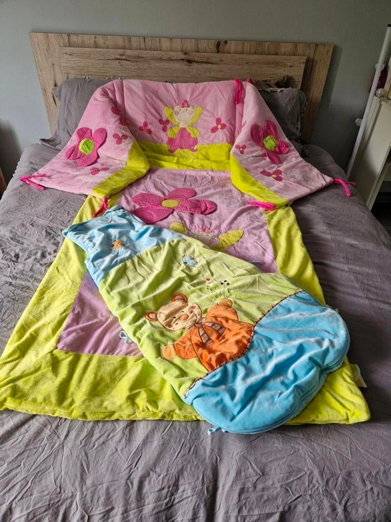 TitouTam Lilifleur bedset voor baby/meisjes, Kinderen en Baby's, Kinderkamer | Beddengoed, Meisje, Ophalen of Verzenden