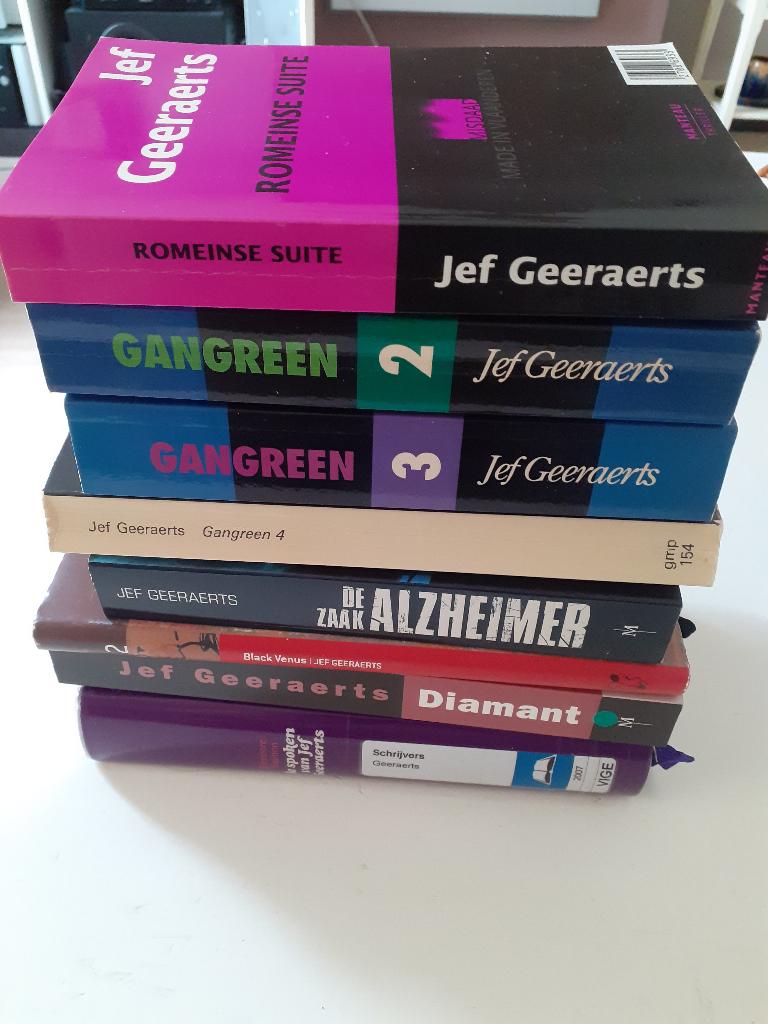 Reeks boeken Jef Geeraerts, Ophalen of Verzenden