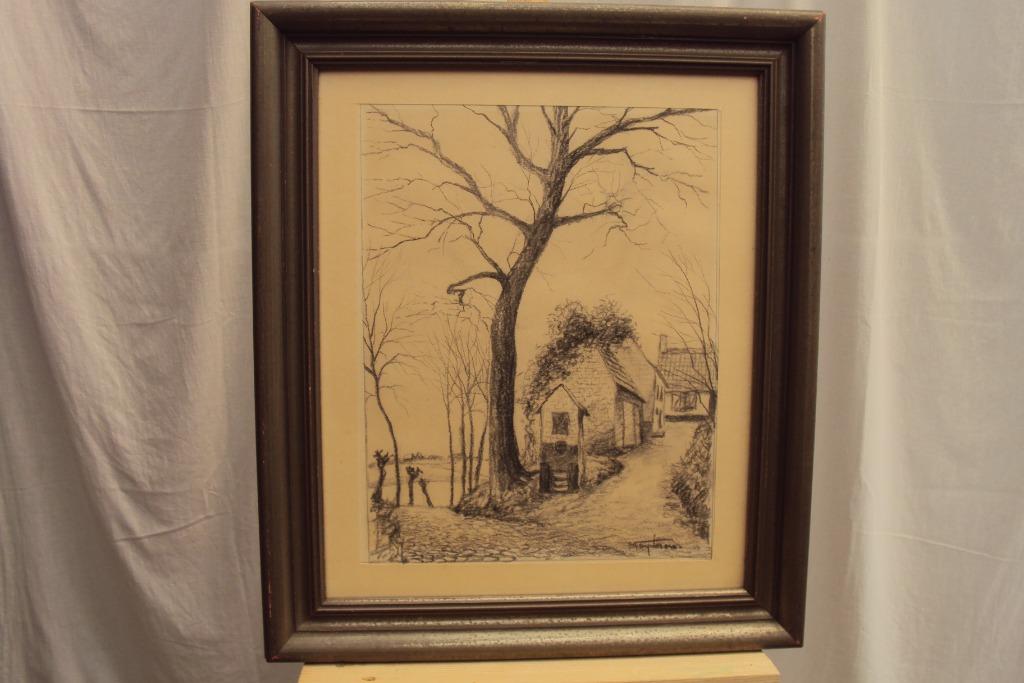 houtkooltekening, Enlèvement