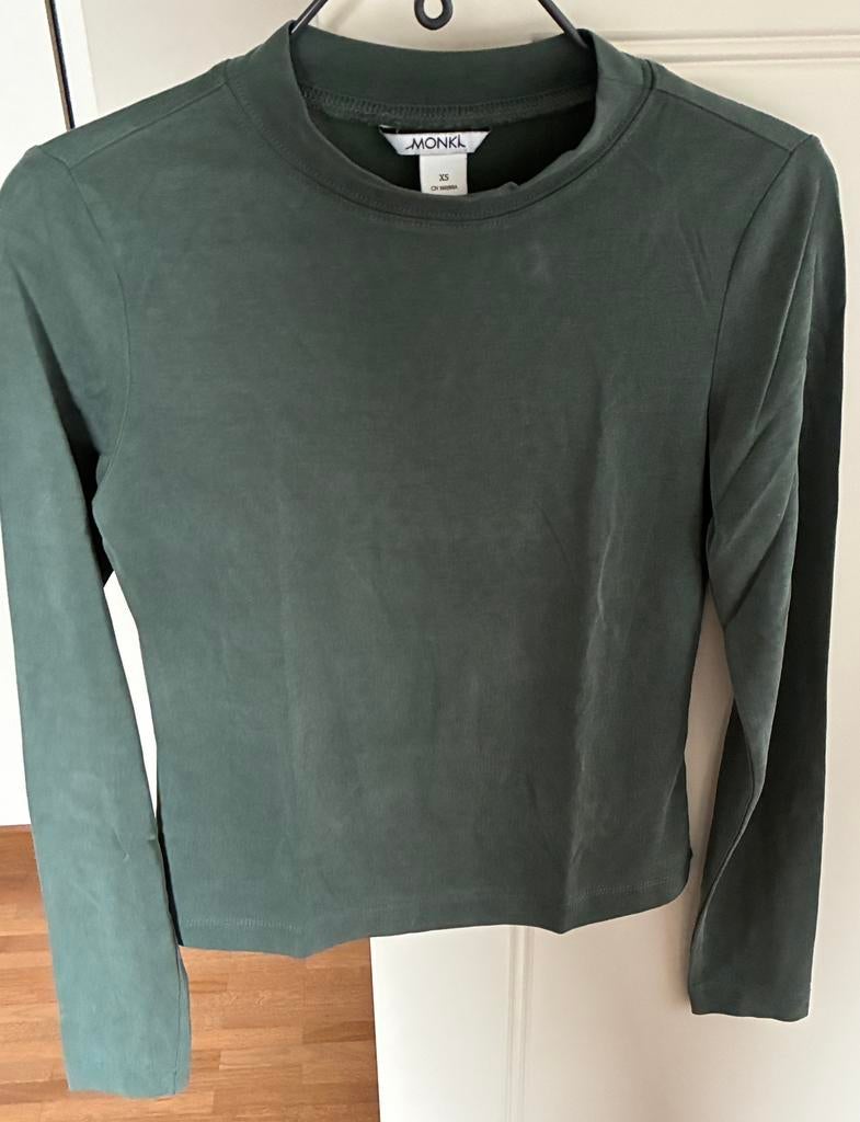 Truitje Monki maat XS, Kleding | Dames, Ophalen of Verzenden, Zo goed als nieuw, Maat 34 (XS) of kleiner, Groen