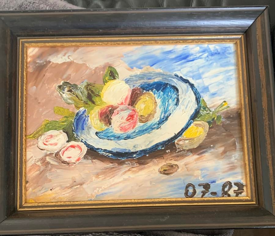 ingelijst schilderij, Ophalen
