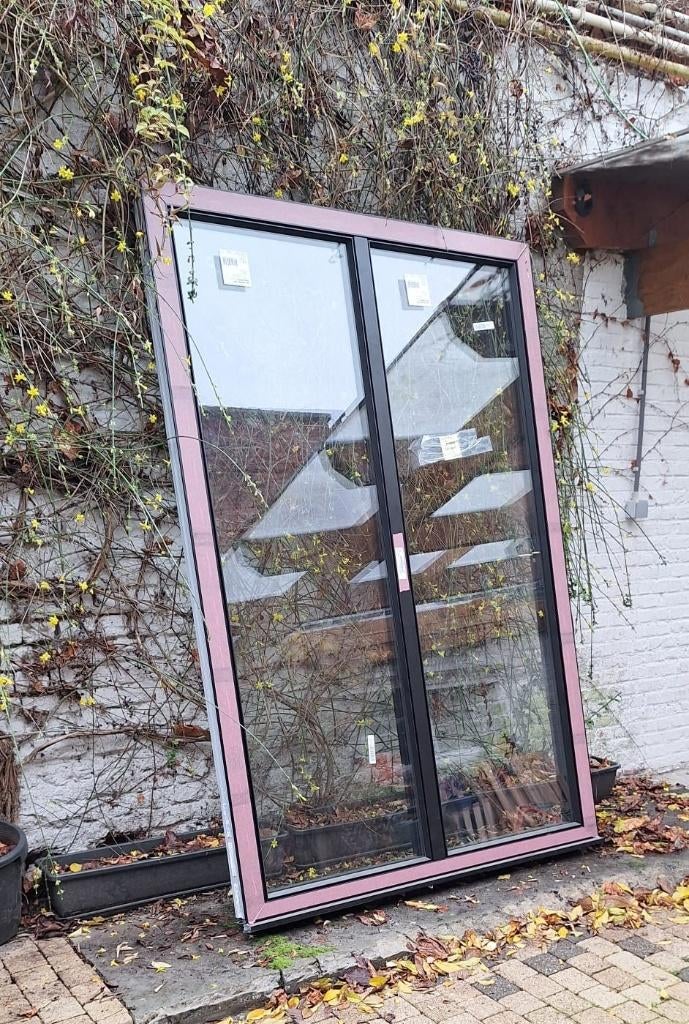 Nouvelle fenêtre en aluminium Profile à double ouverture, Bricolage & Construction, Neuf, 160 cm ou plus, Fenêtre de façade ou Vitre