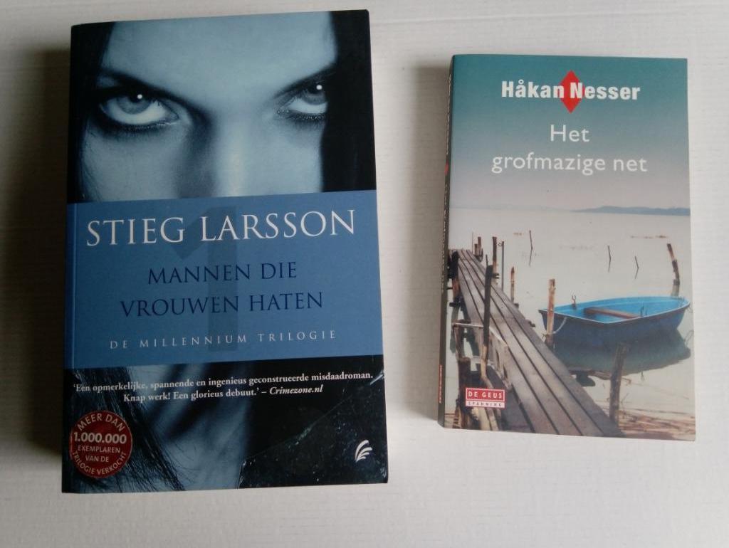 Millennium - Mannen die vrouwen  en Het grofmazige net , Ophalen of Verzenden, Zo goed als nieuw, Hakan Nesser, Wereld overig
