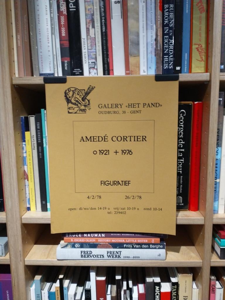 Amedé Cortier - Galery Het Pand - Affiche - 1978, Ophalen of Verzenden, Zo goed als nieuw