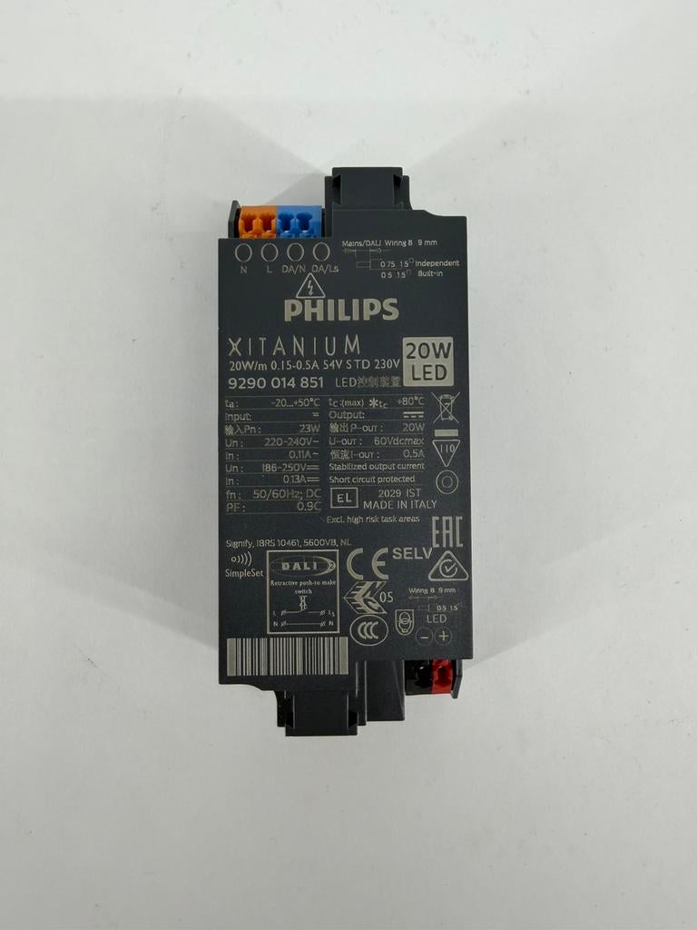 30x Philips Xitanium LED driver 20W – DALI / Touch & Dim, Ophalen of Verzenden, Nieuw