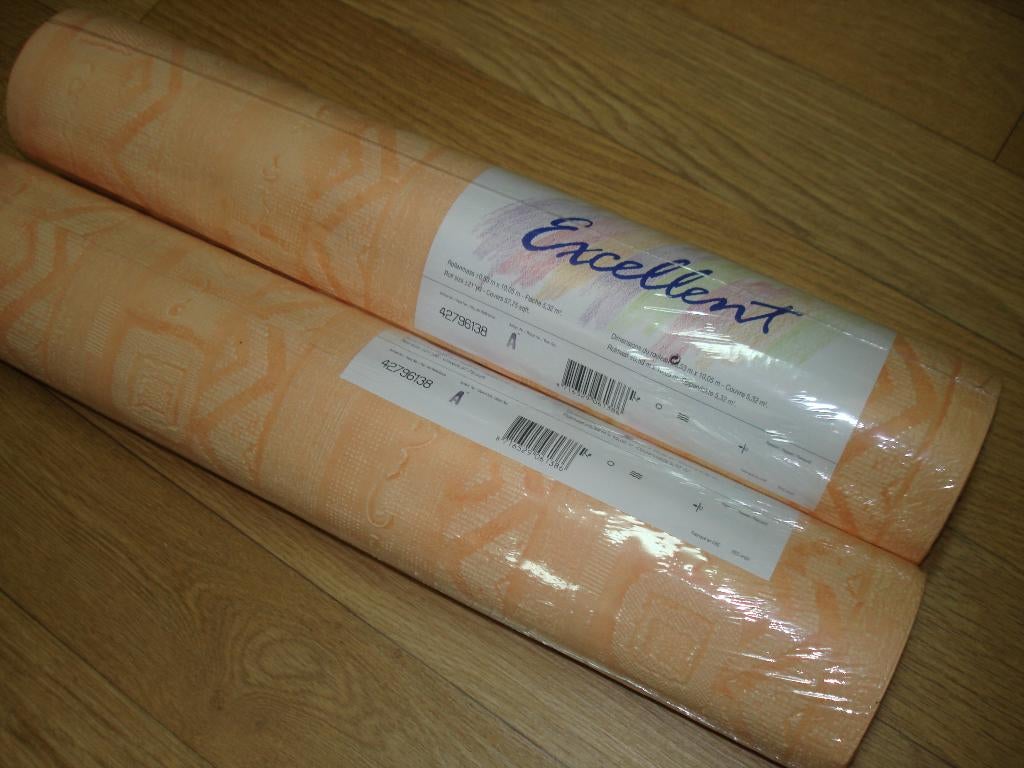2 rouleaux de papier peint, Enlèvement ou Envoi